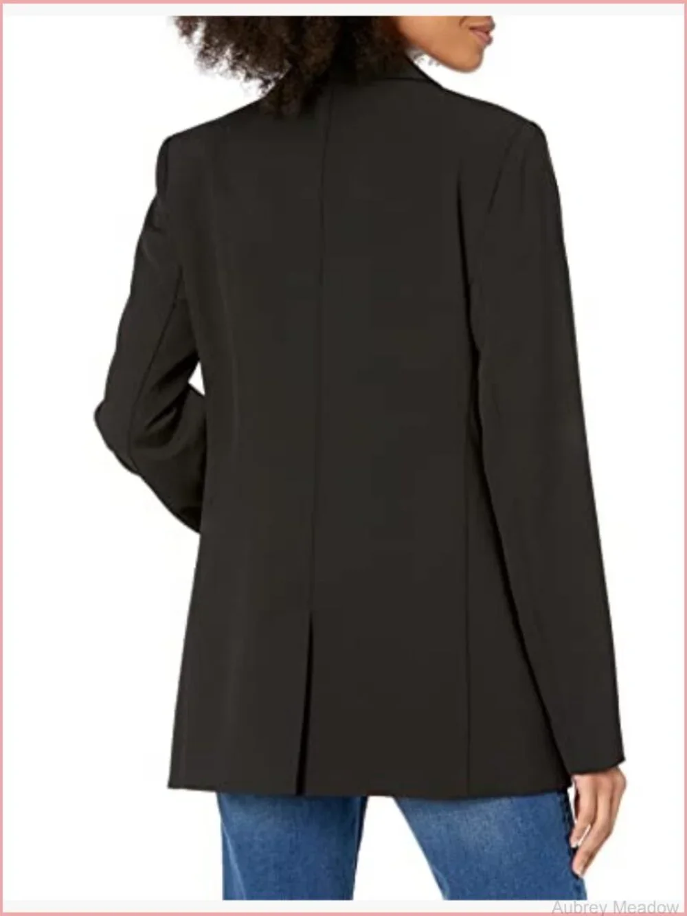 Power Blazer - Notched Collar Long Silhouette Women's Blake